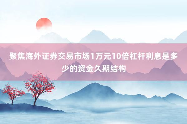 聚焦海外证券交易市场1万元10倍杠杆利息是多少的资金久期结构