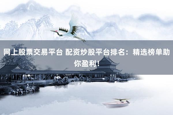 网上股票交易平台 配资炒股平台排名：精选榜单助你盈利！